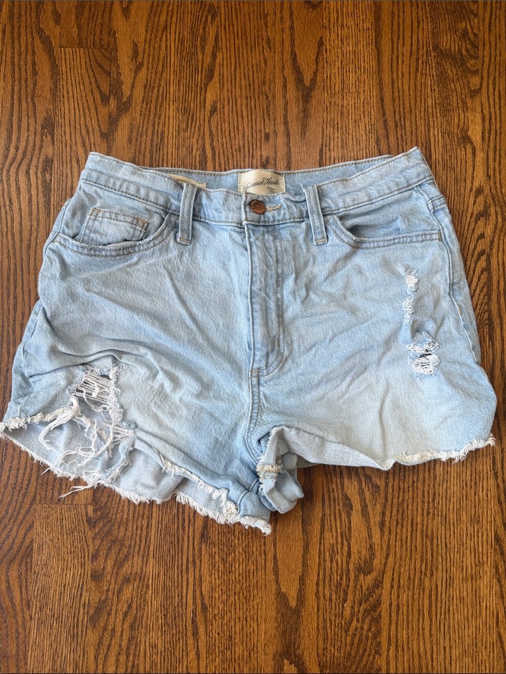 Universal Thread Light Blue Distressed Denim Cutoff Shorts